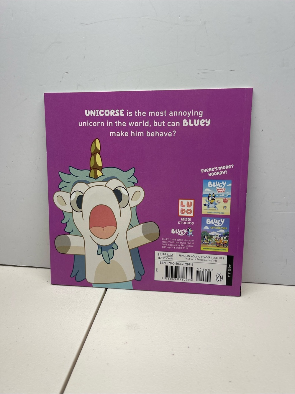 Bundle Bluey Plush with Red Heart and book - Picture 3 of 5